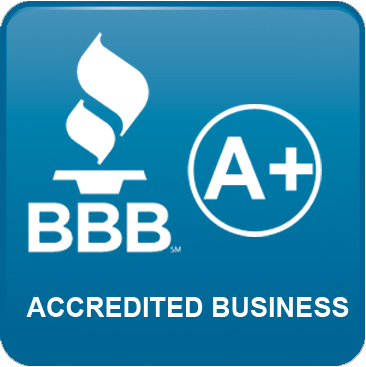 BBB Accredited Business A + Rating